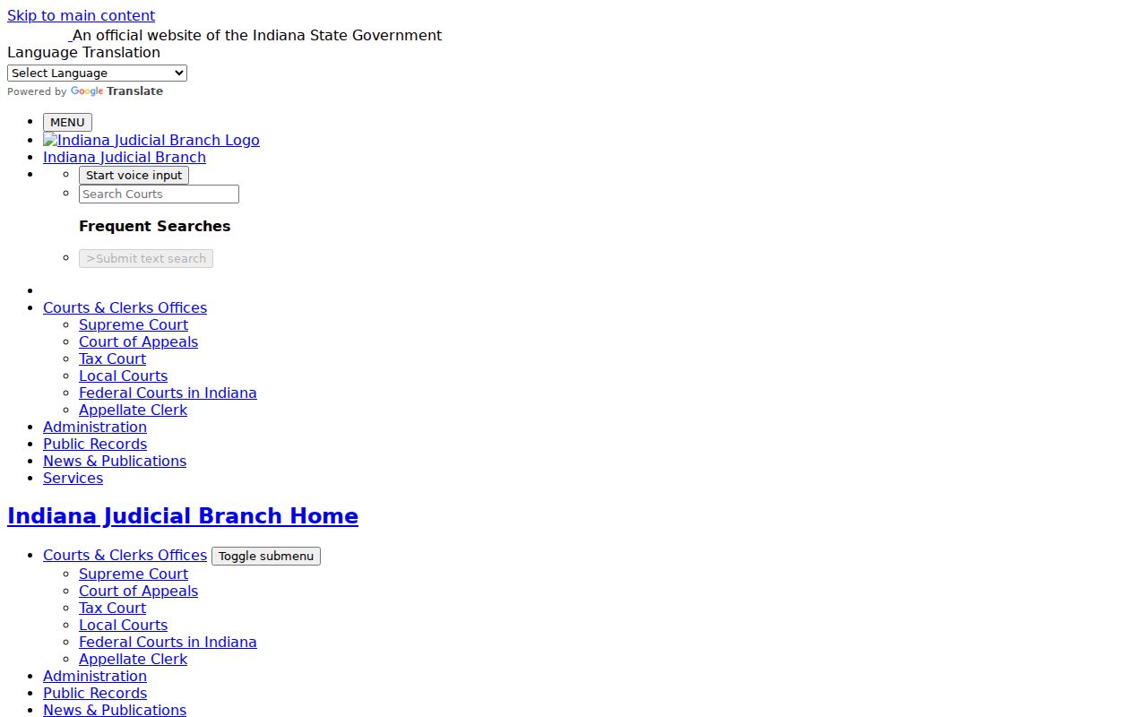 St. Joseph County criminal court docket MyCase search tips