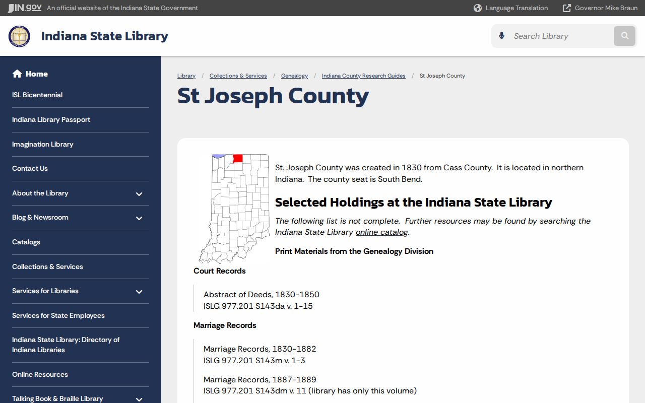 New Carlisle court records and St. Joseph County historical research